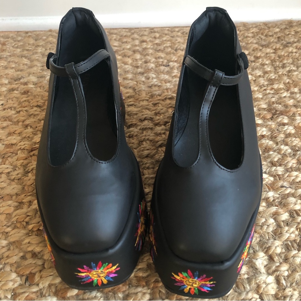 Farm Rio The Black Platform Mary Jane